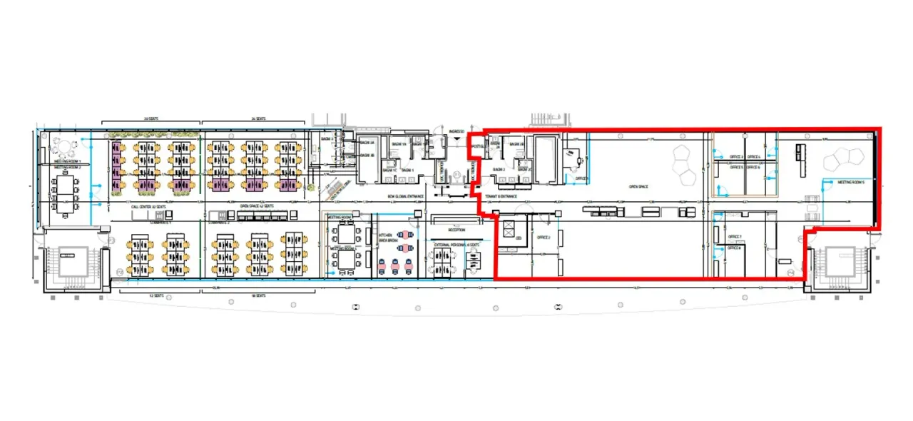 office - Maciachini Business Park - Uffici - Dils - Planimetria - 2