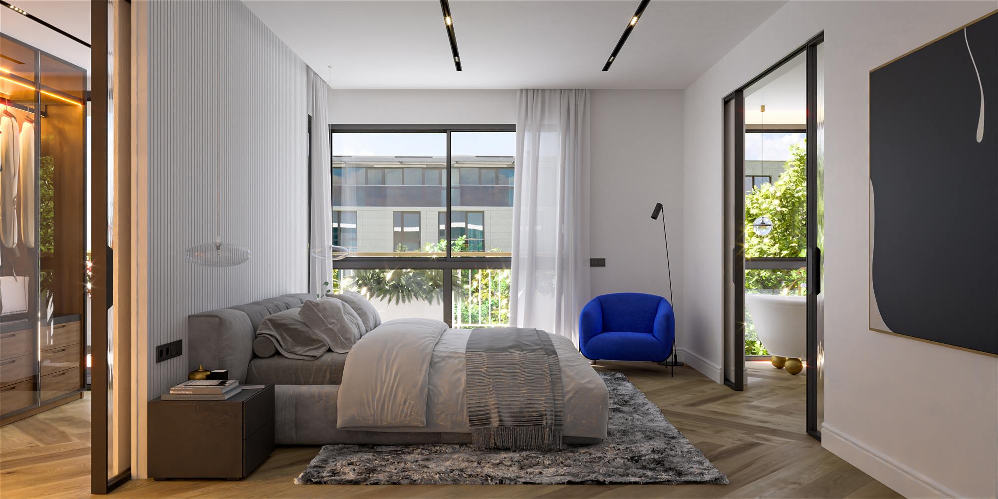 living - Piso de 252m² con 50m² terraza en venta en Tres Torres - gallery thumbnail - 10