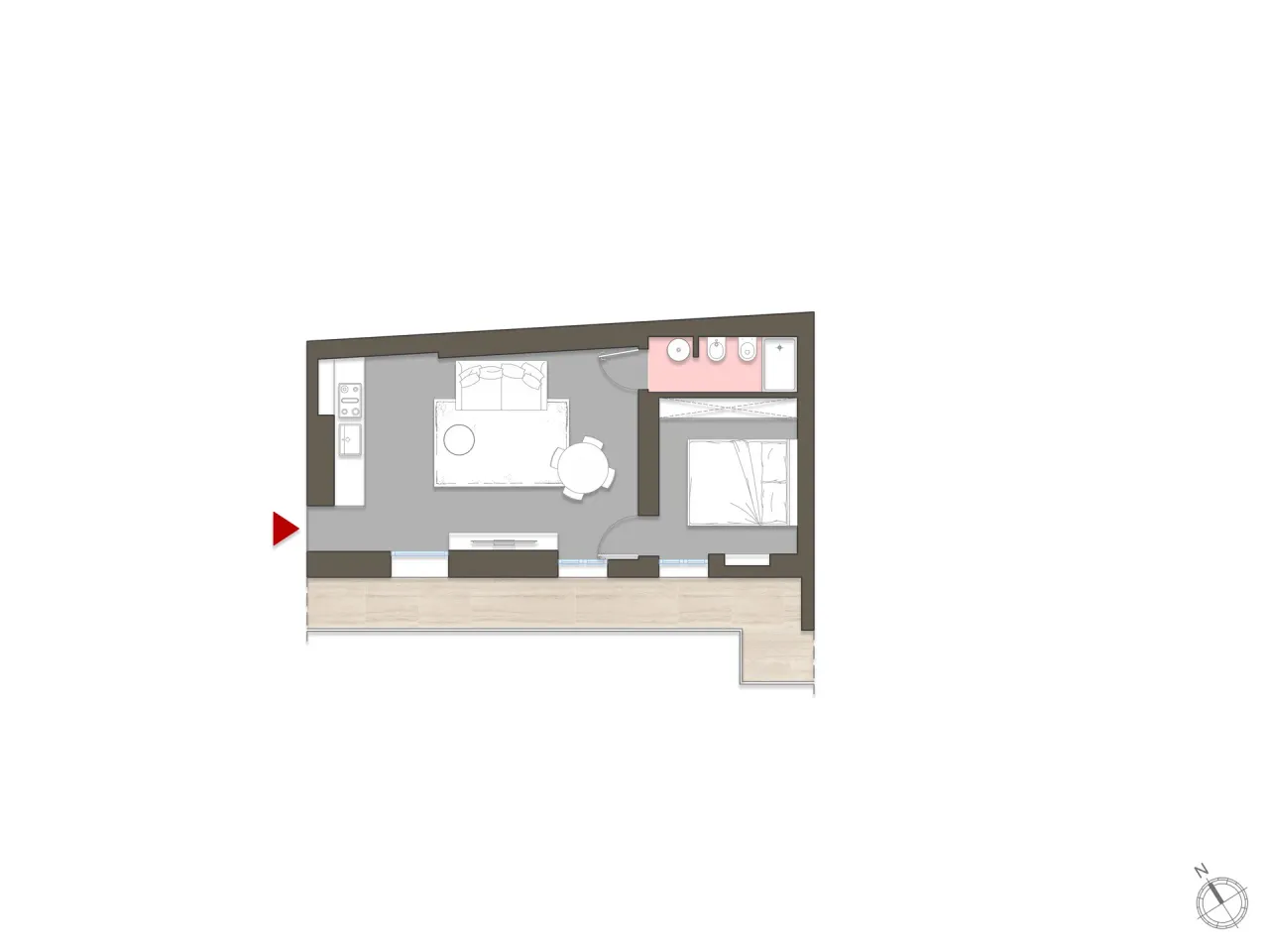 living - Garibaldi 38 - Living - Dils - Floor Plan - 1