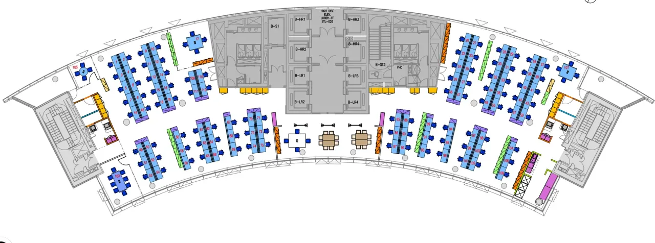 office - Gae Aulenti 1 - Office - Dils - Floor Plan - 1