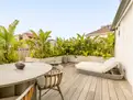 living - Ático de 52m² con 62m² terraza en venta en Eixample Derecho - gallery thumbnail - 5