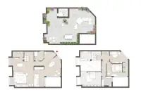 living - Ripa di Porta Ticinese - Living - Dils - Verdiepingsplan thumbnail - 1