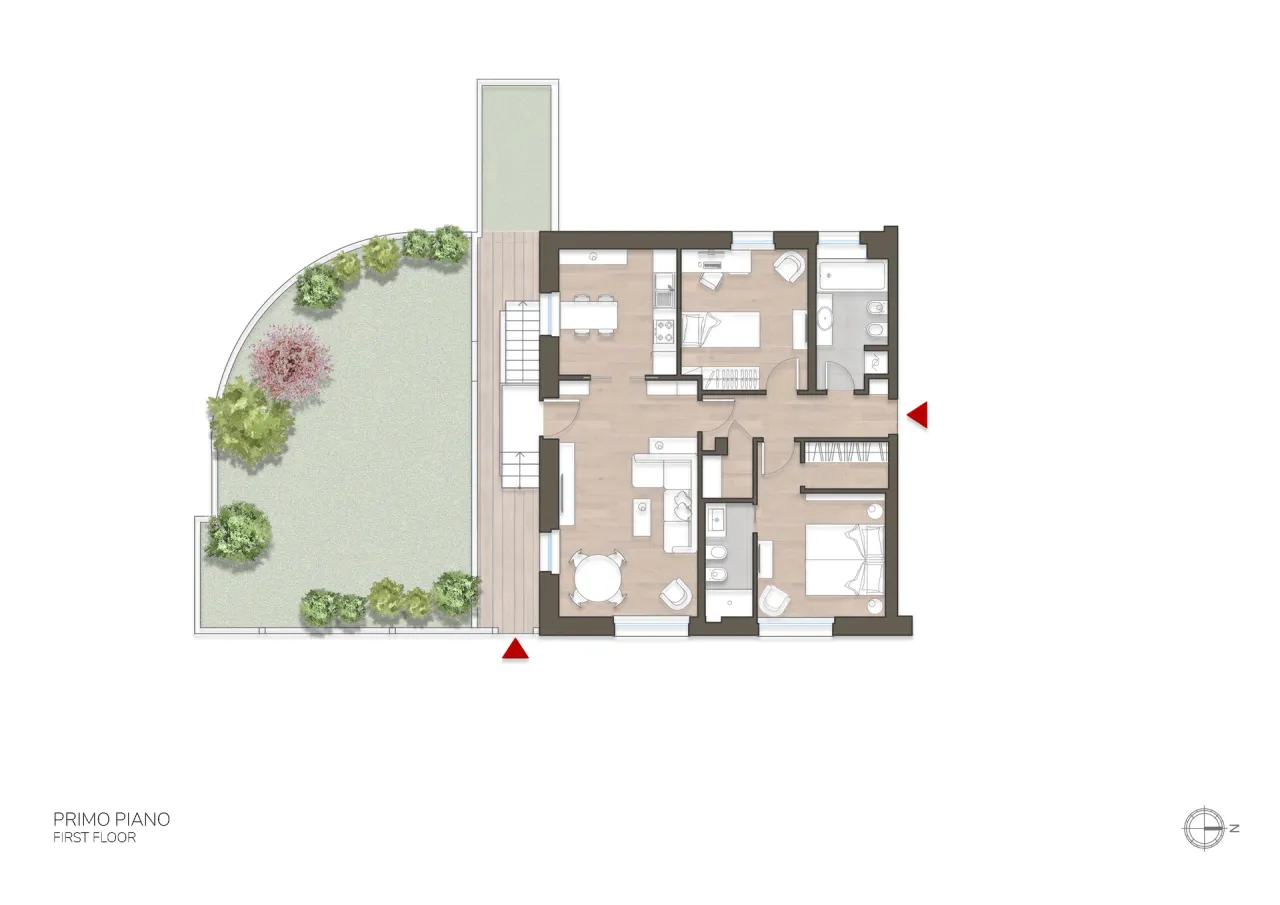living - Avancini 16 - Levend - Dils - Verdiepingsplan - 1