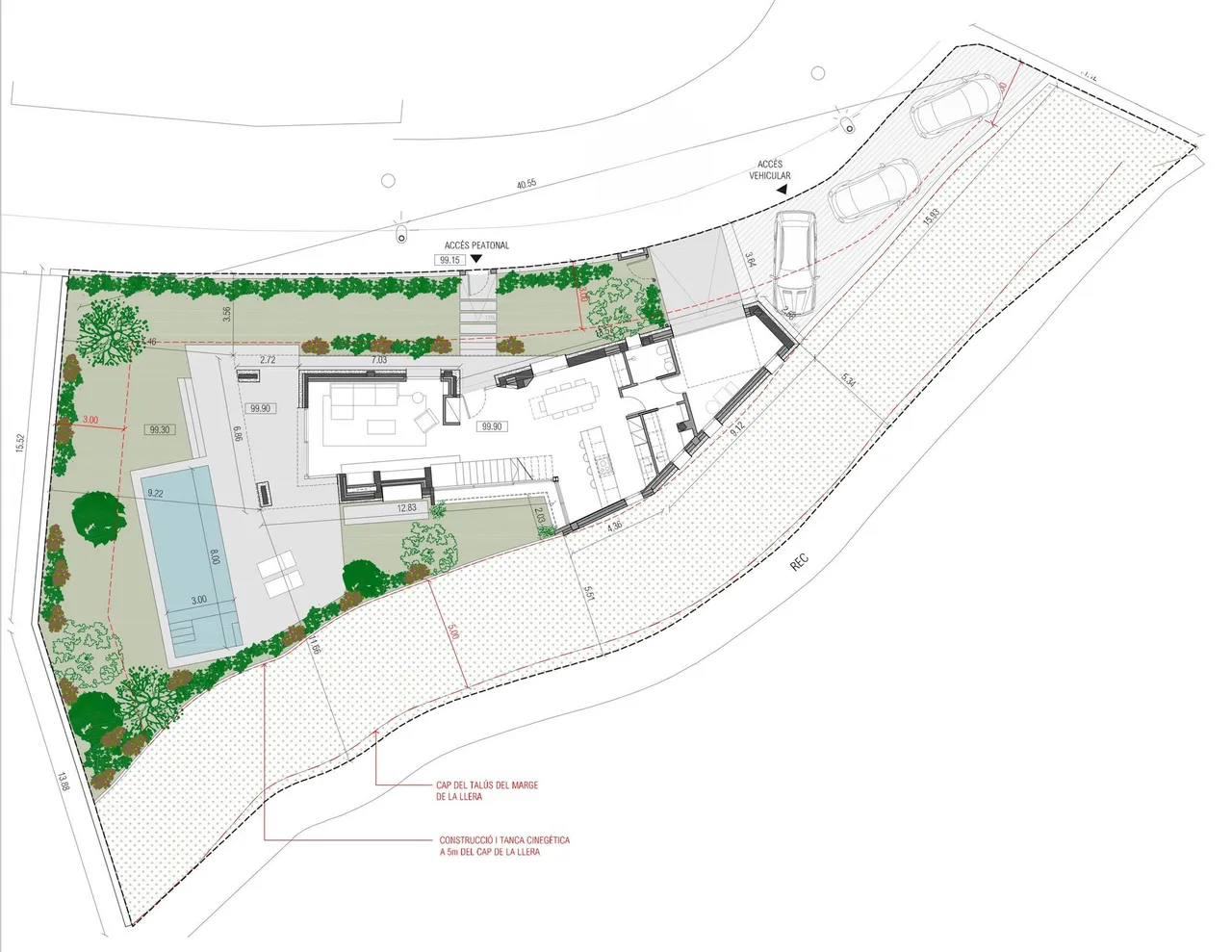 living - 274m² house / villa for sale in Alt Empordà, Girona - Floor Plan - 1