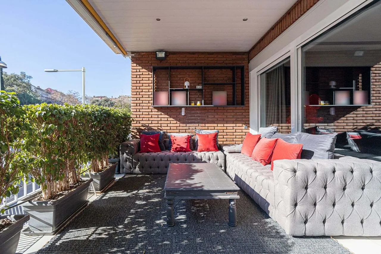 living - Piso de 563m² con 80m² terraza en venta en Turó Park - gallery - 6