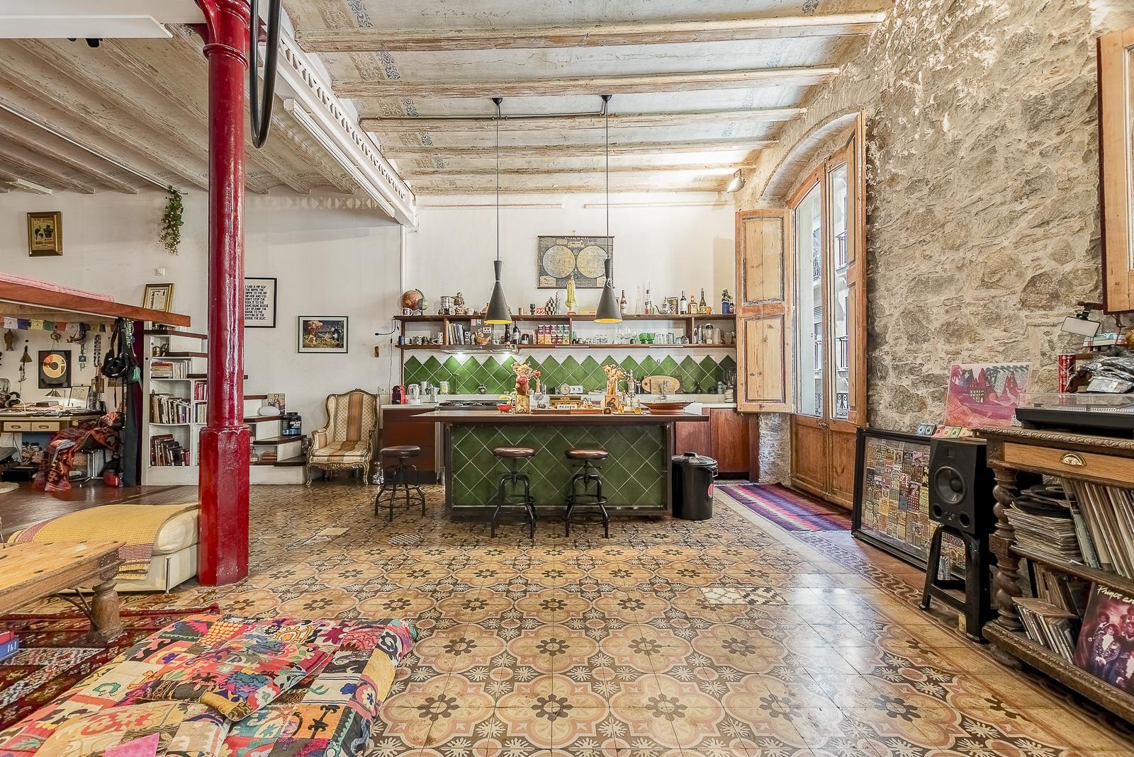 living - Piso de 157m² con 76m² terraza en venta en El Raval - gallery - 3