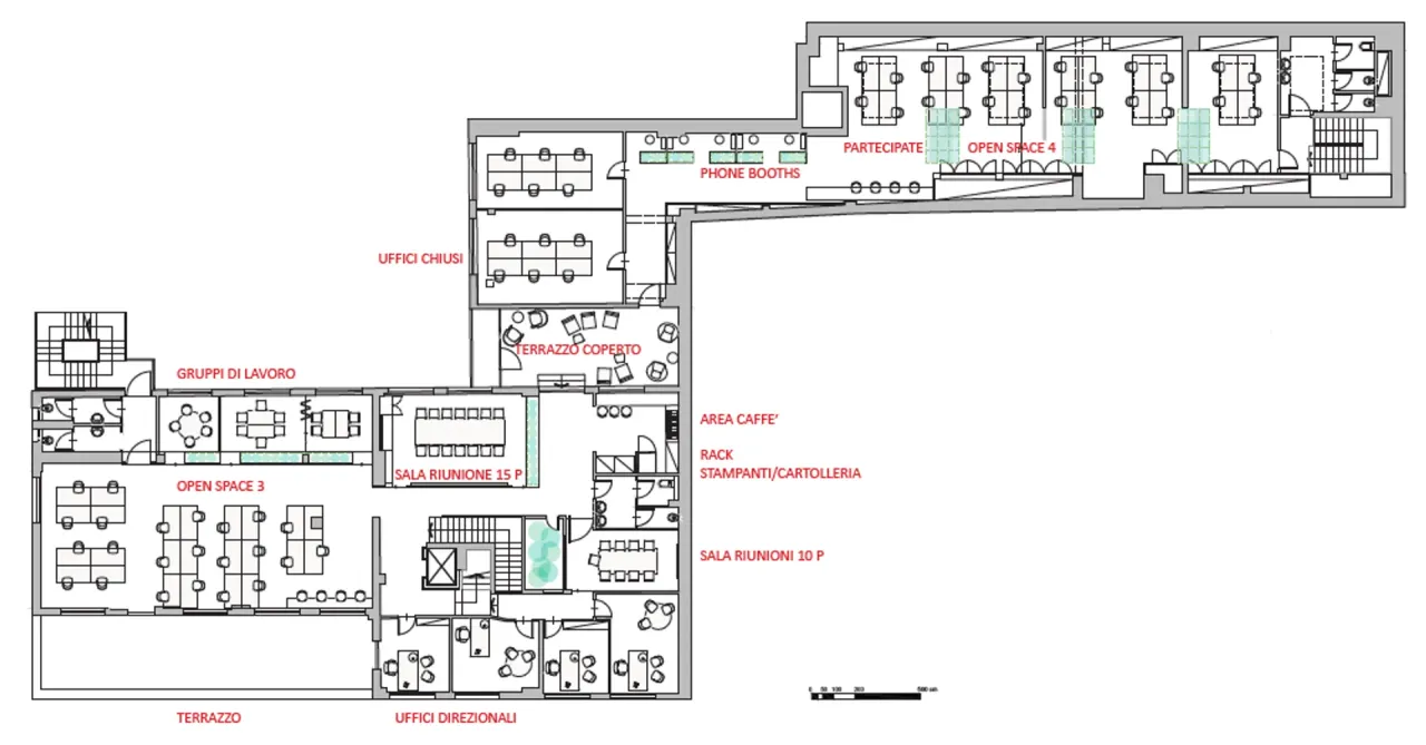 office - Decemviri 20 - Office - Dils - Plano del piso - 2