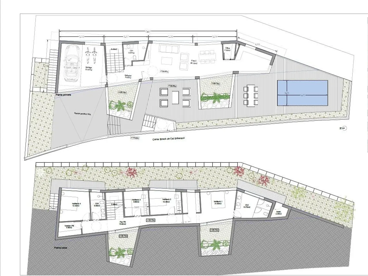 living - Casa / villa de 238m² en venta en Premià de Dalt, Barcelona - Plano del piso - 1
