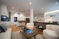 living - 150m² apartment for rent in Recoletos, Madrid - gallery thumbnail - 5