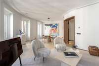 living - Piso de 160m² en alquiler en Cortes / Huertas, Madrid - gallery thumbnail - 3