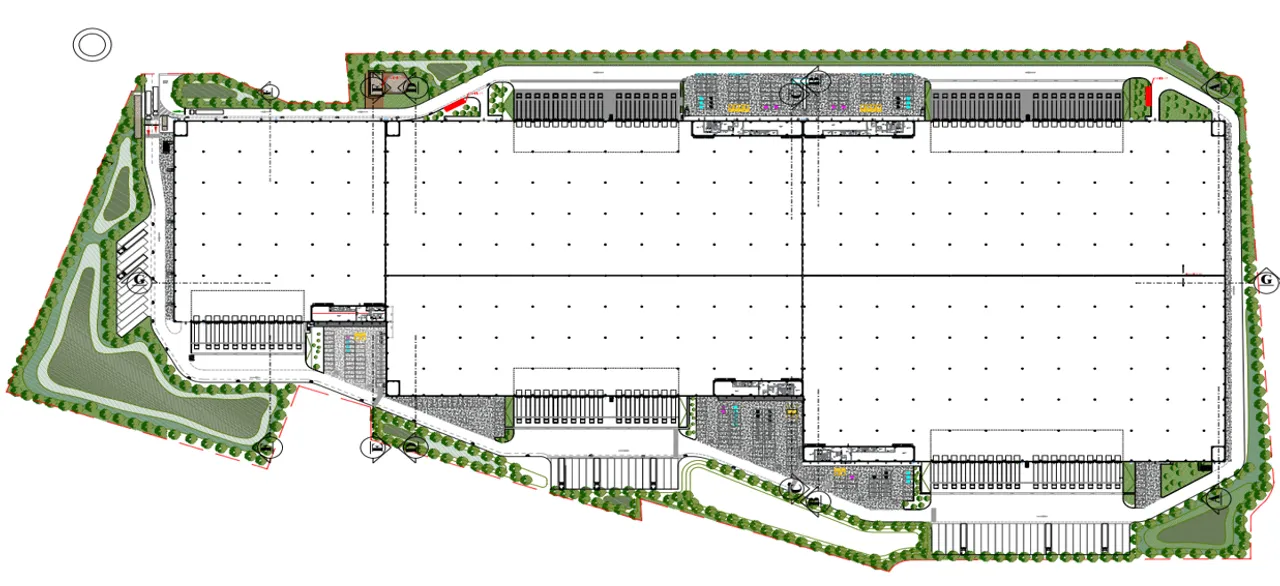 logistics - West Rovigo - Logistics - Dils - Verdiepingsplan - 1
