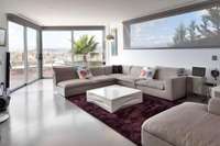 living - Modern Blanes Costa Brava villa for sale with sea views - gallery thumbnail - 6
