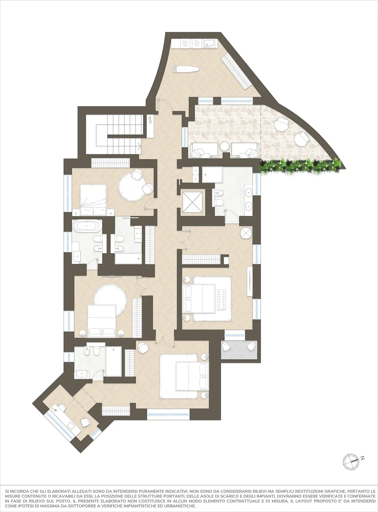 living - Golfo del Tigullio - Living - Dils - Planimetria - 2