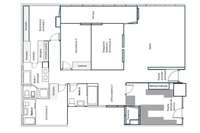 living - 239m² apartment with 18m² terrace for sale in Palomas - Floor Plan thumbnail - 1