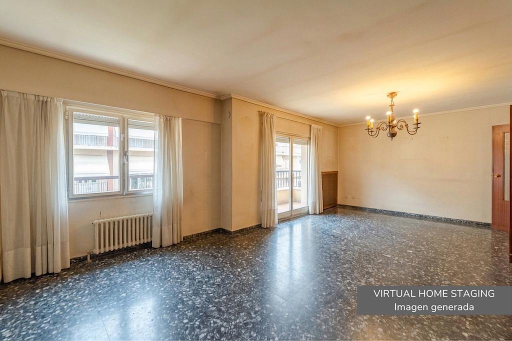 living - Piso de 169m² en venta en Gran Vía, Valencia - gallery thumbnail - 1
