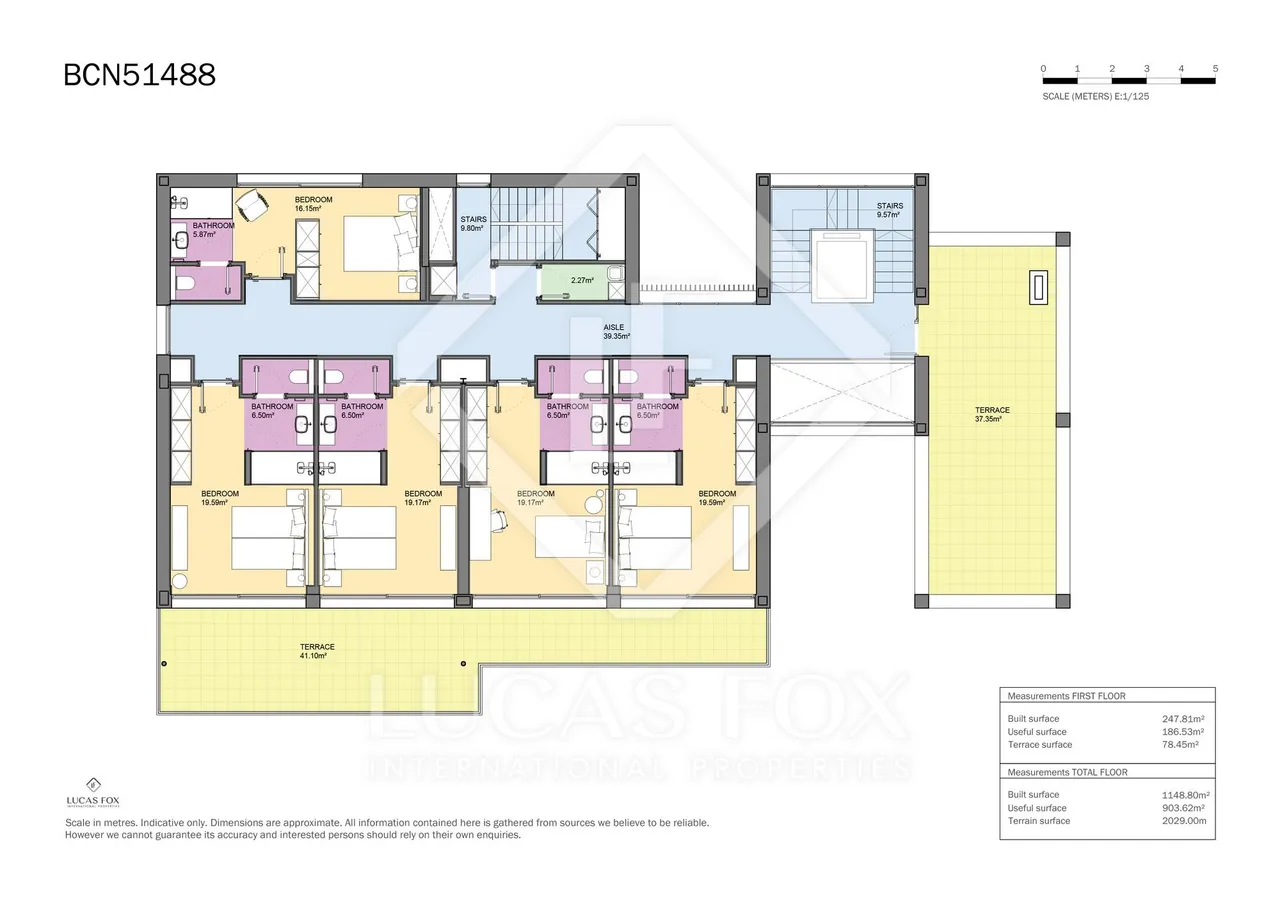 living - 1,148m² house / villa with 1,731m² garden for sale in Pedralbes - Floor Plan - 3