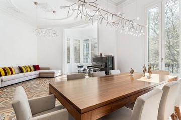 living - Piso de 222m² con 48m² terraza en venta en Eixample Derecho - featured
