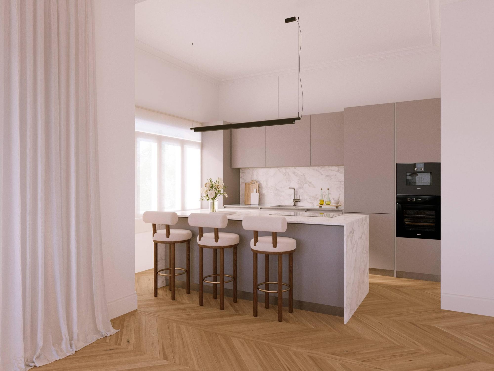 living - Piso de 257m² en venta en Argüelles, Madrid - featured