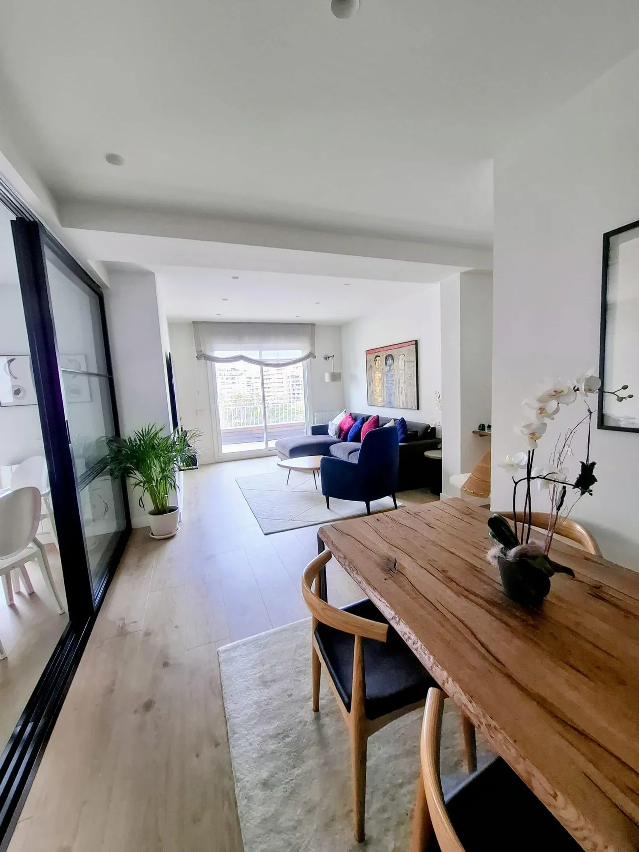 living - 146m² apartment with 15m² terrace for sale in Turó Park - gallery - 6