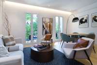 living - 160m² apartment for rent in Goya, Madrid - gallery thumbnail - 2