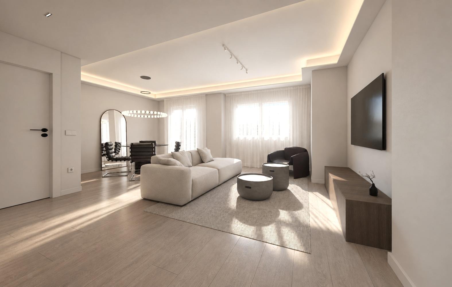 living - 153m² apartment for sale in Ruzafa, Valencia - gallery thumbnail - 6