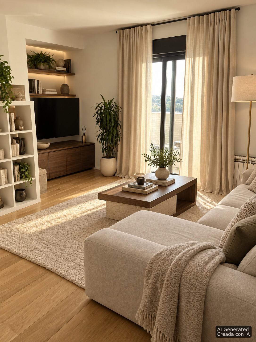 living - 238m² apartment for sale in Las Rozas, Madrid - gallery thumbnail - 8