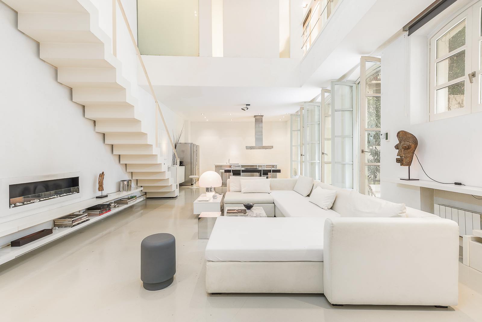 living - Piso de 176m² con 30m² terraza en venta en El Born - gallery - 6