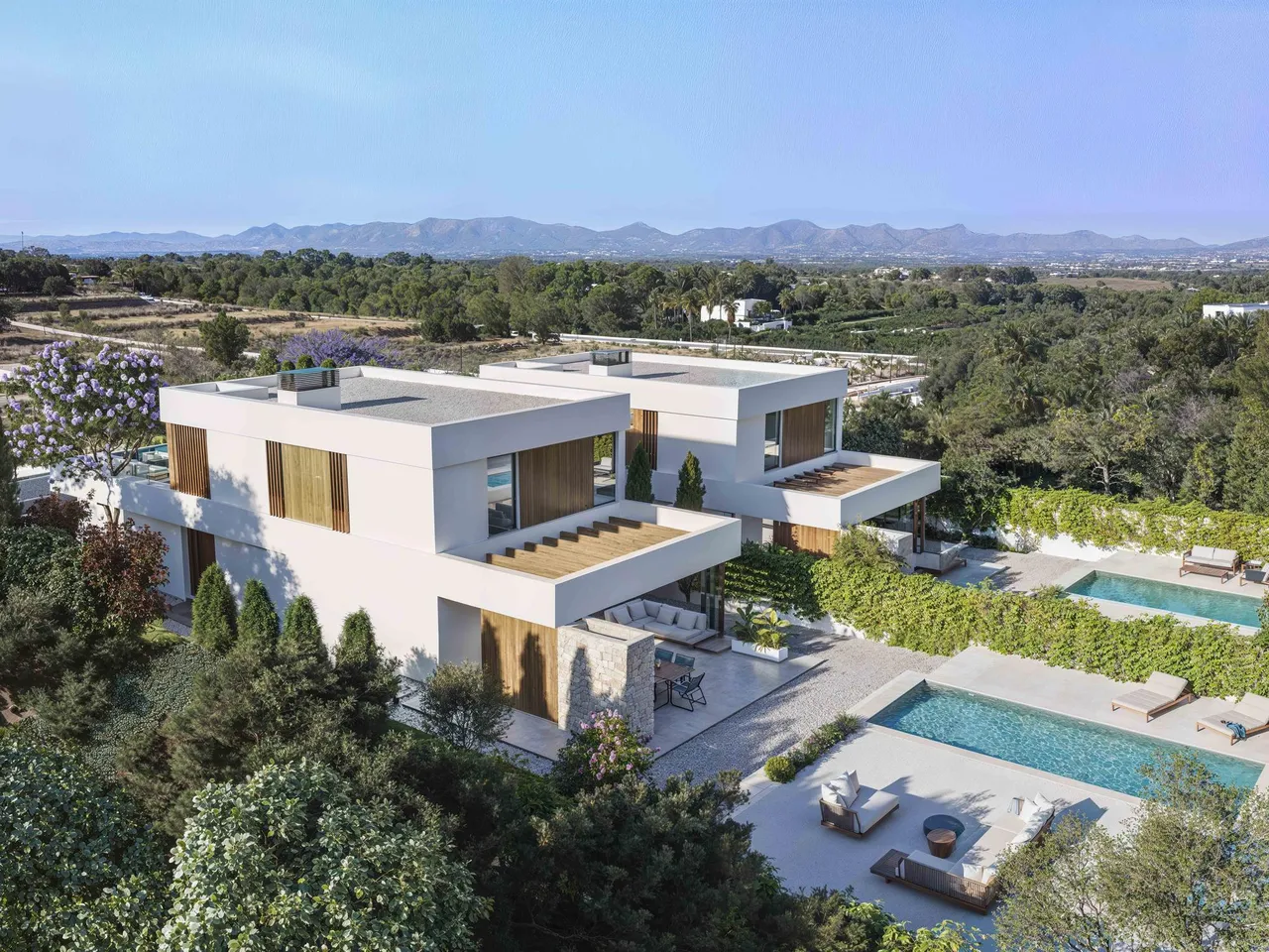 living - Domo Nexus Mas Camarena - gallery - 2