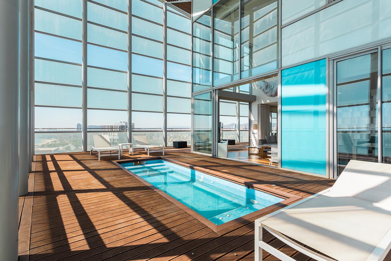 living - 163m² penthouse with 108m² terrace for rent in Diagonal Mar - gallery - 7