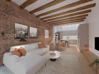 living - Piso de 87m² en venta en Sants-Badal, Barcelona - gallery thumbnail - 1
