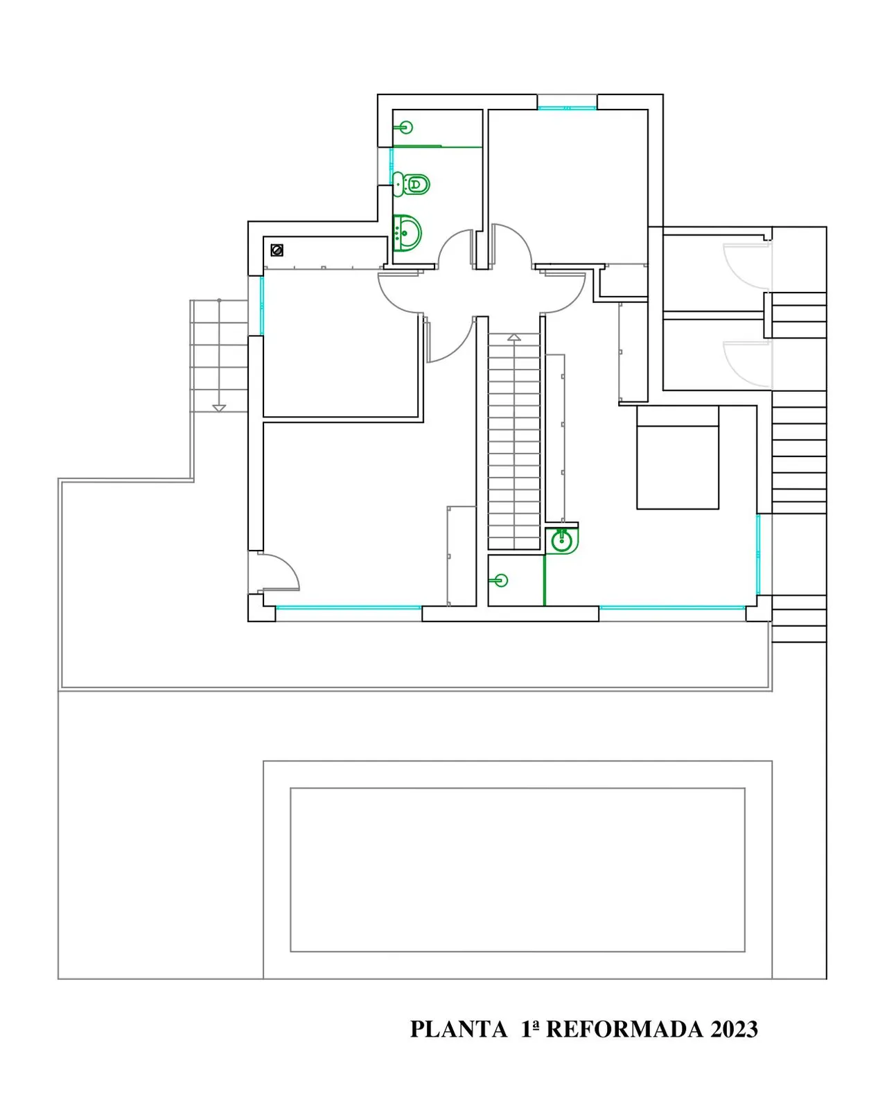 living - Casa / villa de 190m² en venta en Sierra de Madrid, Madrid - Plano del piso - 1