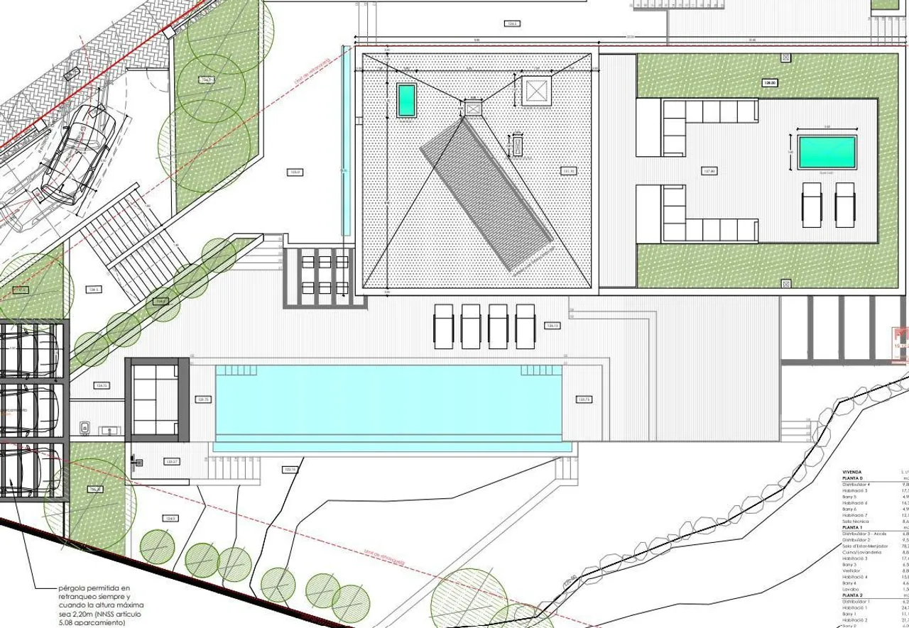 living - 600m² house / villa for sale in Santa Eulalia - Floor Plan - 1