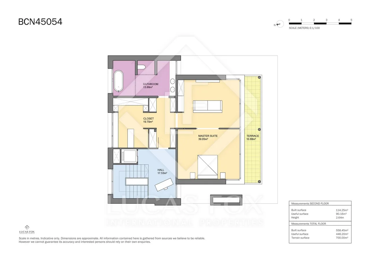 living - 580m² house / villa for sale in Sarrià, Barcelona - Floor Plan - 4