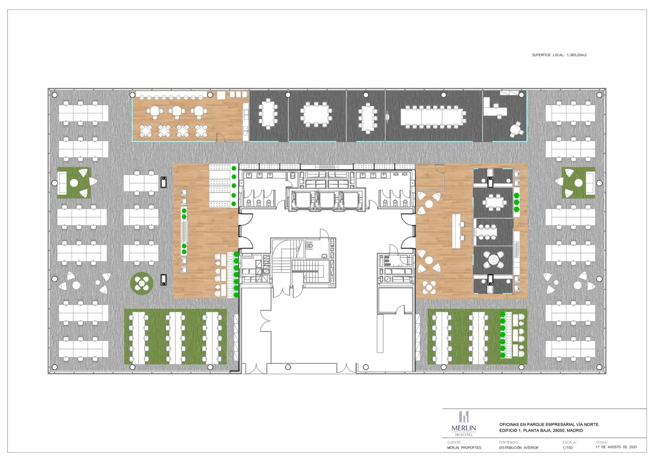 office - Campus Via Norte - Oficinas - Dils - Plano del piso - 27