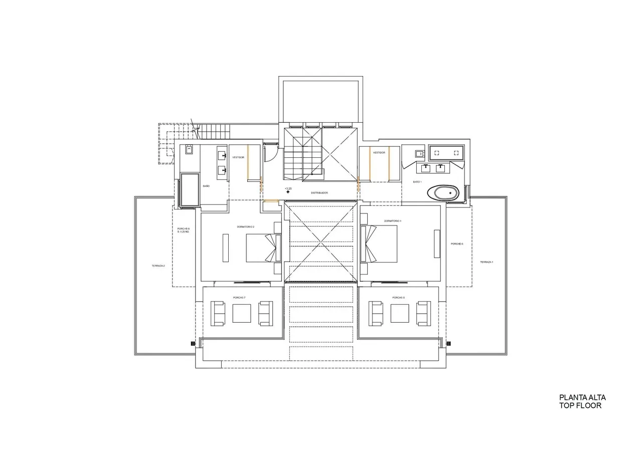 living - 493m² house / villa with 204m² terrace for sale in Nueva Andalucía - Floor Plan - 1