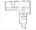 living - Piso de 173m² en venta en Recoletos, Madrid - Plano del piso thumbnail - 1