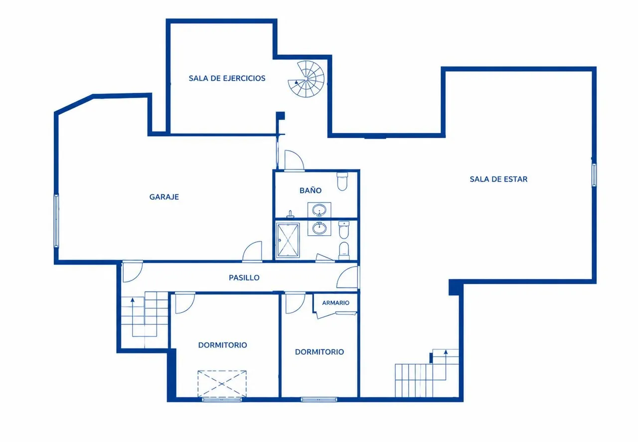 living - 1,203m² house / villa for sale in La Moraleja Urbanización - Floor Plan - 1