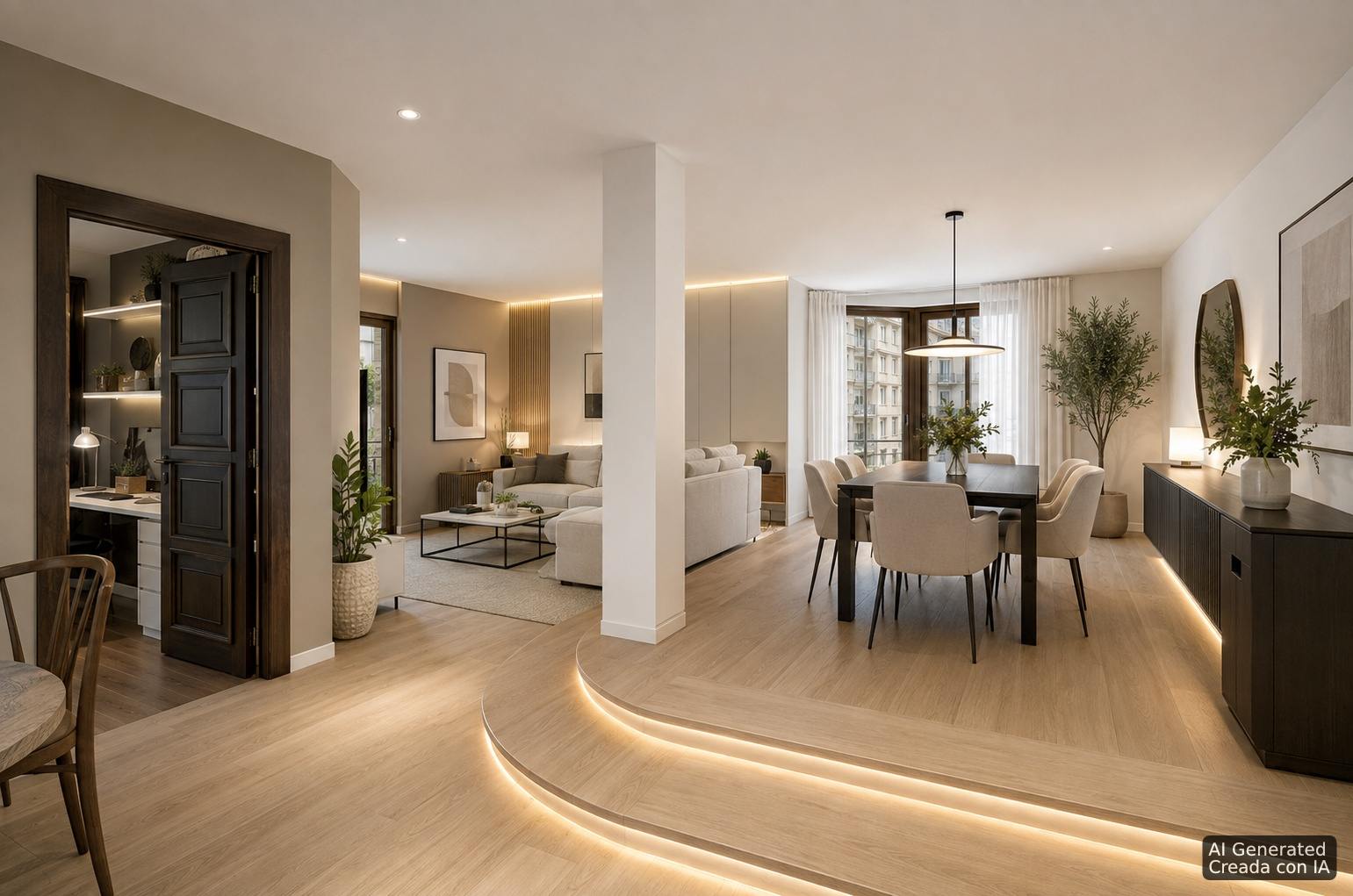 living - 178m² apartment with 8m² terrace for sale in Sant Gervasi - Galvany - gallery - 2