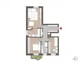 living - Three-room apartment for sale via Lario 13 Milano - Floor Plan thumbnail - 1