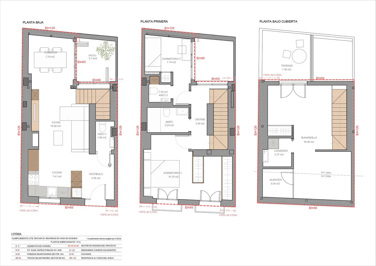 living - 135m² house / villa for sale in Extramurs, Valencia - Floor Plan - 5