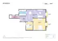 living - Piso de 82m² en venta en Eixample Derecho, Barcelona - Plano del piso thumbnail - 1