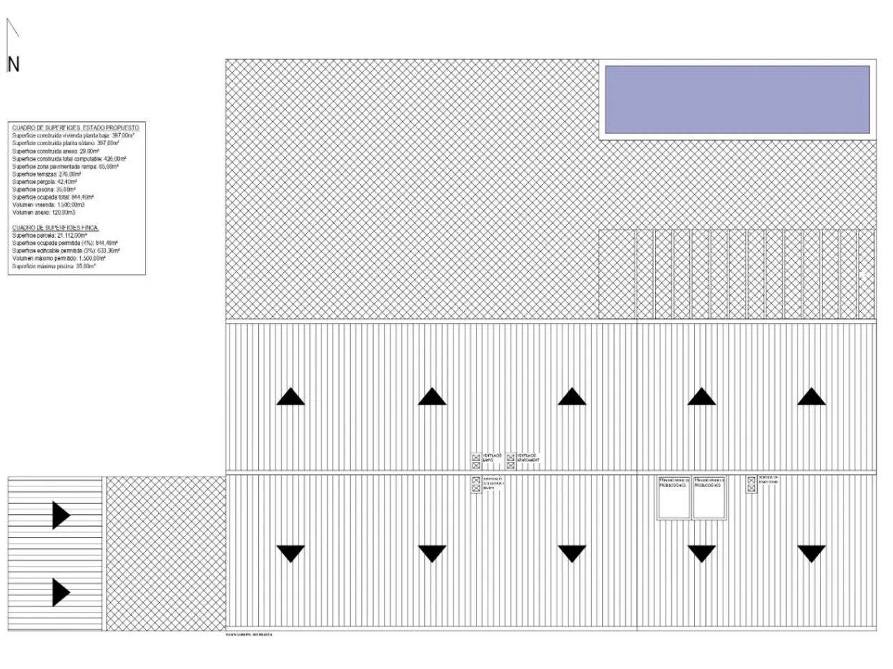 living - Casa / villa de 1,136m² con 278m² terraza en venta en Llucmajor - Plano del piso - 2