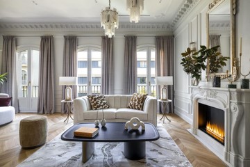 living - Piso de 198m² en venta en Eixample Derecho, Barcelona - featured