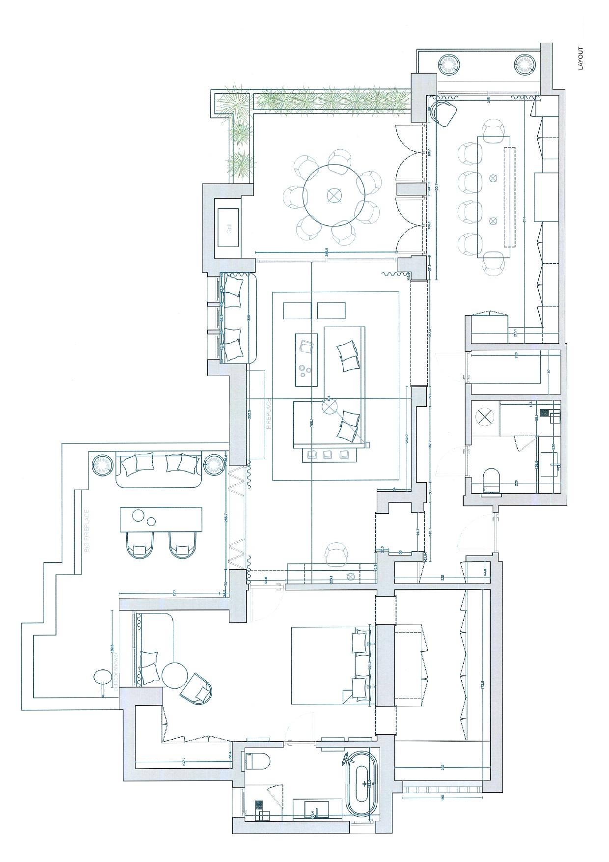 living - 120m² apartment with 53m² terrace for sale in Golden Mile - Floor Plan thumbnail - 1