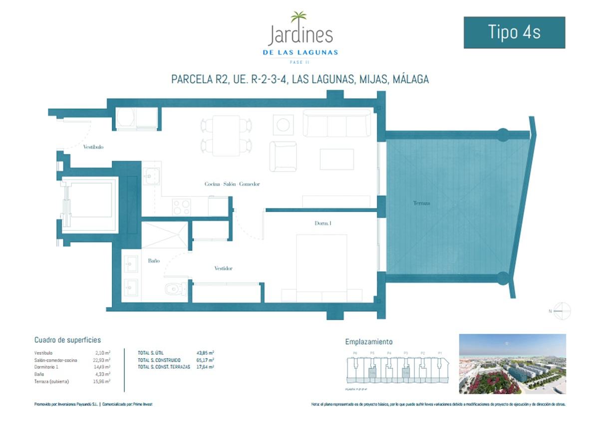 living - Jardines De Las Lagunas II Apartments - Floor Plan - 1