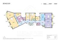 living - Piso de 302m² con 8m² terraza en venta en Sant Gervasi - Galvany - Plano del piso thumbnail - 1