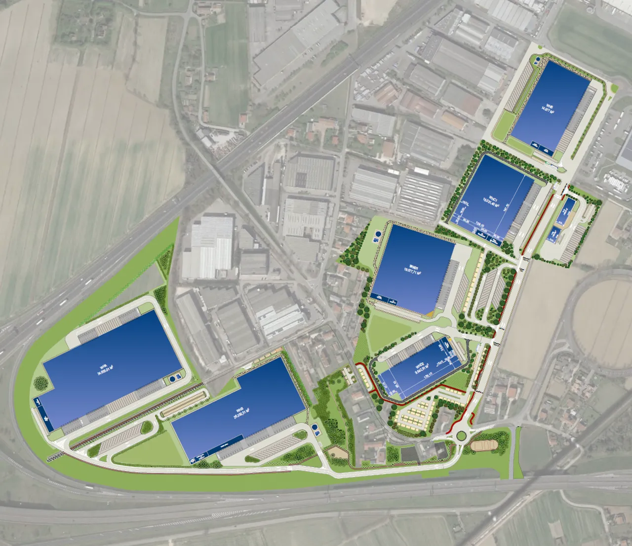 logistics - Venice Logistics Park - Logistics - Dils - Verdiepingsplan - 1