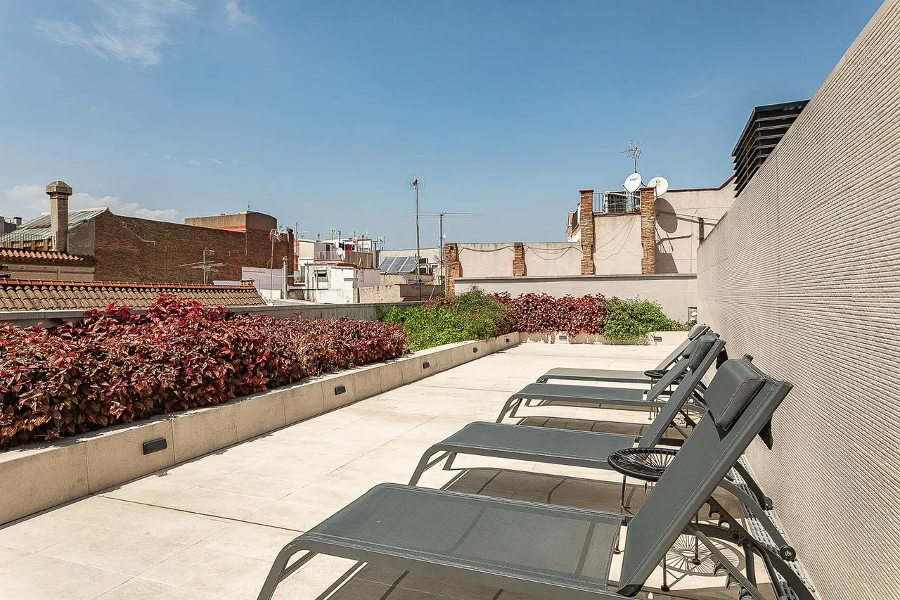 living - Piso de 109m² con 27m² terraza en venta en Gótico - gallery - 2