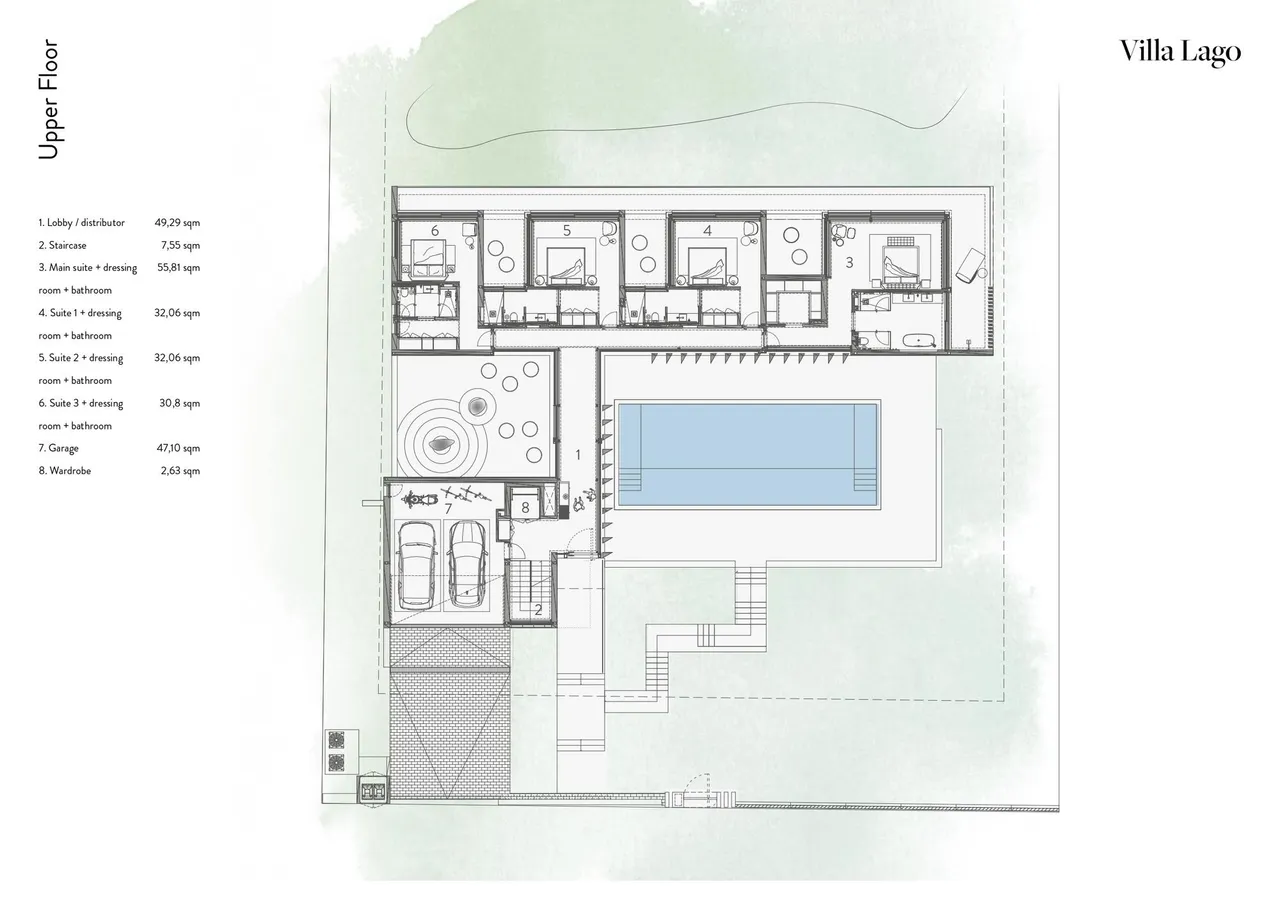 living - Casa / villa de 815m² con 1,572m² de jardín en venta en Sotogrande - Plano del piso - 2