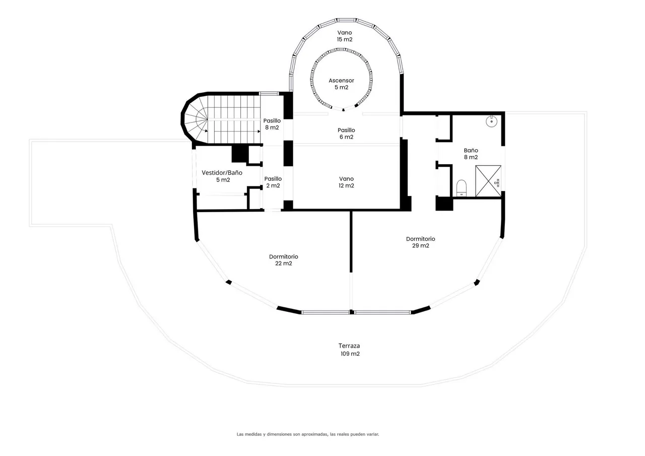 living - Casa / villa de 615m² en venta en Terramar, Barcelona - Plano del piso - 2